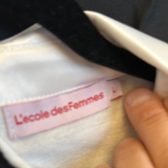 L’ecole desFemmes Bodysuit sweater. Awesome. Size large. - Picture 2 of 11